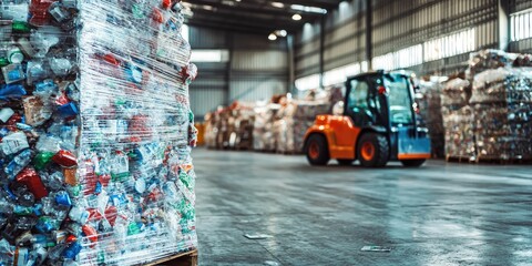 Detail the process of warehouse waste management