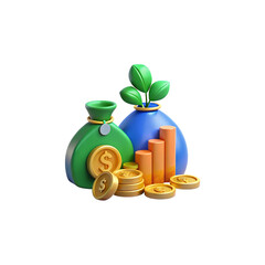 3D money Icon