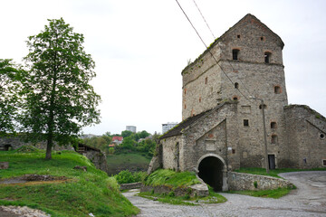 Obraz premium old castle in the village