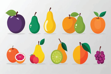 set of fruits