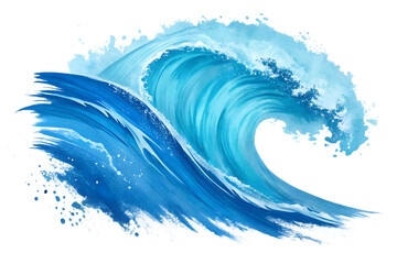 water splash isolated on white, vector illustration of a wave , abstract watercolor background
