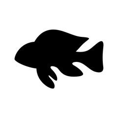 Fish Silhouette Vector Illustration