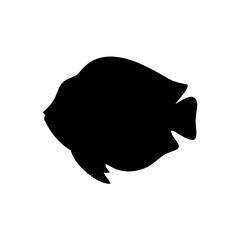 Fish Silhouette Vector Illustration