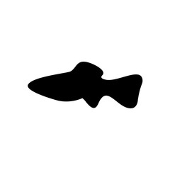 Fish Silhouette Vector Illustration