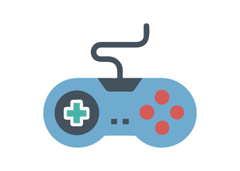 Fototapeta premium Gaming Controller Vector, Game-pad Icon Illustration