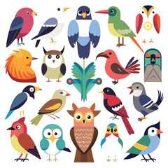 seamless pattern with birds