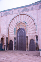 Hassan II Mosque, a monumental symbol of Islamic faith and one of the most revered places of worship in Casablanca