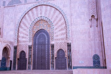 Hassan II Mosque, a monumental symbol of Islamic faith and one of the most revered places of worship in Casablanca