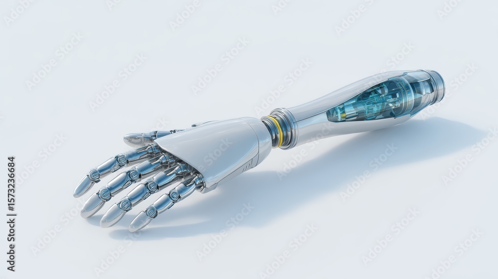 Poster robot hand future tech ai automation cybernetic - technology medical