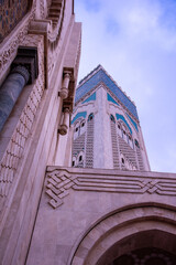 Hassan II Mosque, a monumental symbol of Islamic faith and one of the most revered places of worship in Casablanca