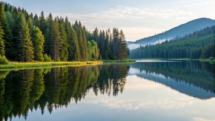 Obraz premium lake in the mountains