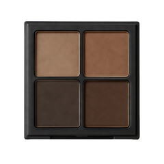 Fototapeta premium Brown Color Palette for Makeup Application
