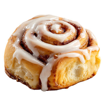 Sweet cinnamon roll baked pastry delicious treat icing swirl bakery food