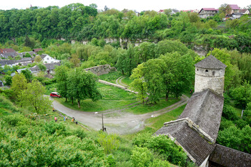 view from the castle