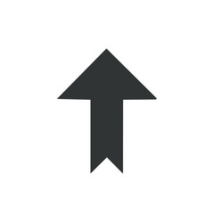 Forward Arrow Directional Navigation Guide and Pointer Symbol Vector Graphic