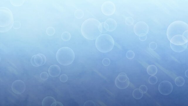 水中・泡のアニメーション