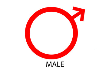 male sign vector silhouette