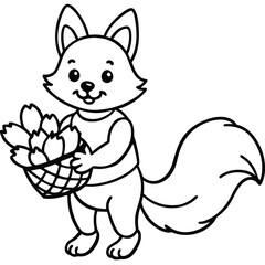 pretty, kitty, sitting, smiling, watching on you, with heart, kissing