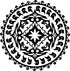 Abstract Tribal Crest Tattoo Vector" bundle graphics