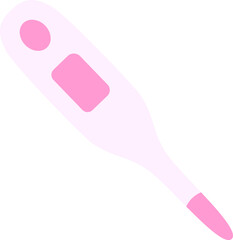 digital thermometer in bright neon color