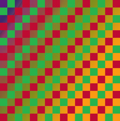 Simple colorful chess board design featuring bright squares in vibrant hues. Perfect for educational, decorative, or multi-purpose backgrounds, game concepts, and modern graphic projects.