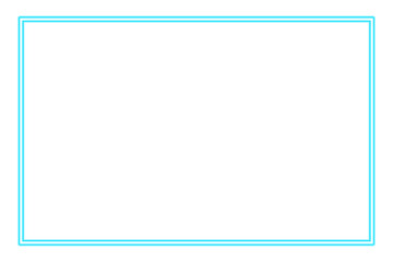 Neon rectangle frame green color isolated on transparent background. Glowing neon border with empty copy space Glow banner, mockup, template. Neon sign for decoration, design elements