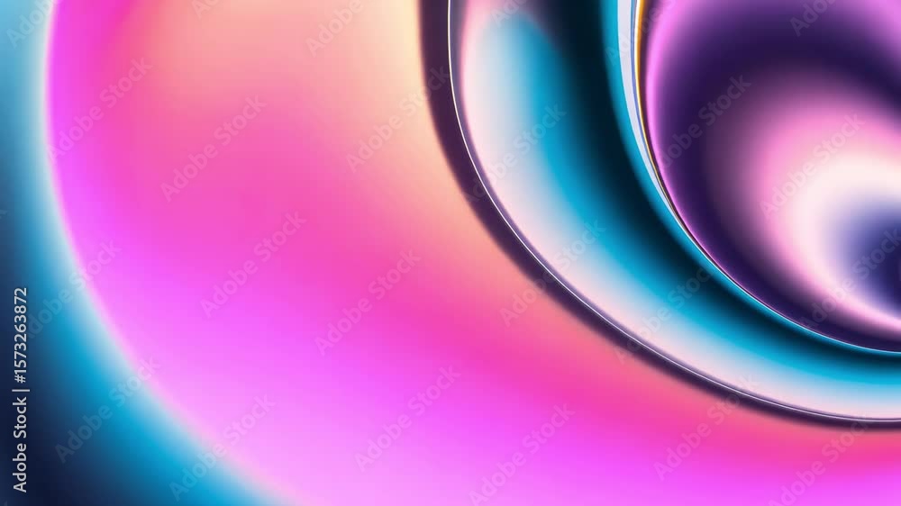 Poster abstract background with vibrant colors, smooth textures and flowing shapes, creative design and mod