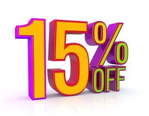 15% OFF Colorful 3D Text with Clean and Bright Background.jpg