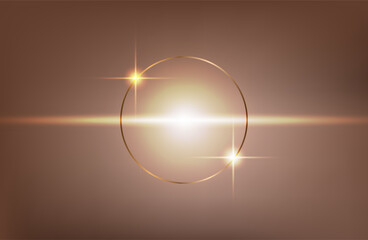 Premium background design with mocha mousse line pattern (texture) in luxury pastel color. Abstract horizontal vector template for business banner.dark brown background with golden brown circles. 