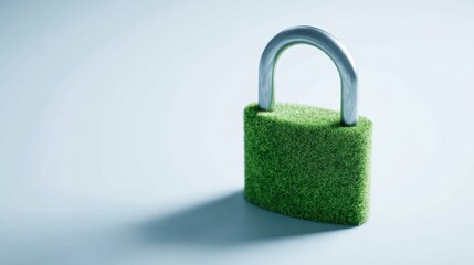 Green Security: Eco-Friendly Padlock Concept