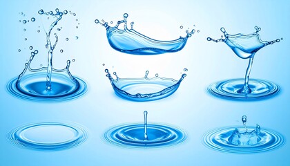 Stunning Water Droplets Collection: A Symphony of Splashes and Ripples