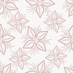 seamless pattern with flowers