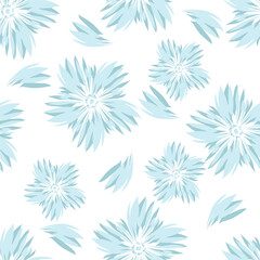 seamless pattern with flowers