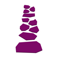 Stone Path Texture Vector Illustration