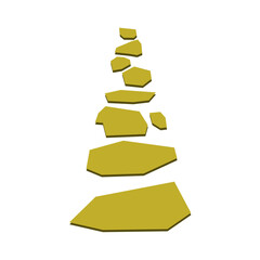 Stone Path Texture Vector Illustration