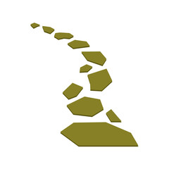 Stone Path Texture Vector Illustration