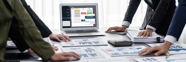 Online applointment booking calendar for brisk regristration on the internet website
