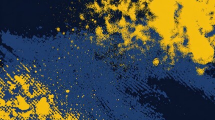 Obraz premium Halftone dots background with yellow and blue gradient grunge texture modern sport style illustration perfect for dynamic design banner poster wallpaper or abstract graphic template