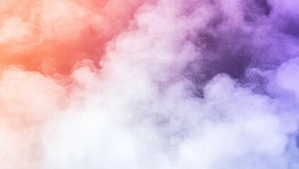 Naklejka premium Abstract colorful smoke clouds