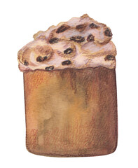 panettone italian dessert  llustration – Artistic and colorful food clipart Perfect for use in menus, cookbooks, restaurant branding, posters, and food-related design