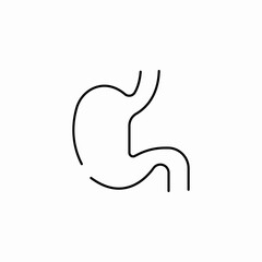 human stomach icon sign vector