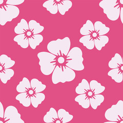 seamless pattern with flowers