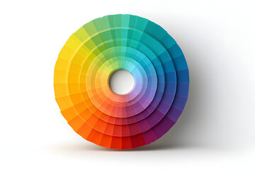 Color Wheel, isolated on white background