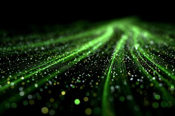 DMT laser experiment with glowing orange computer code code. Background tech image. Digital highway. Data stream