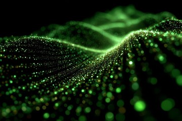 DMT laser experiment with glowing orange computer code code. Background tech image. Digital highway. Data stream