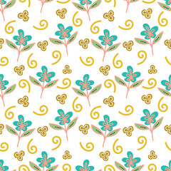 digital printing textile pattern wallpaper flower allover