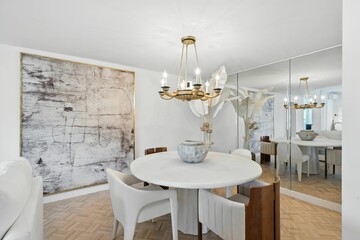 Stylish High-Rise Condo with City Views, Modern Kitchen, and Elegant Light-Filled Living Spaces
