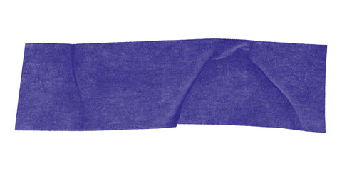 A solid dark blue rectangle shape against a black background in a simple abstract design style