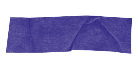A solid dark blue rectangle shape against a black background in a simple abstract design style