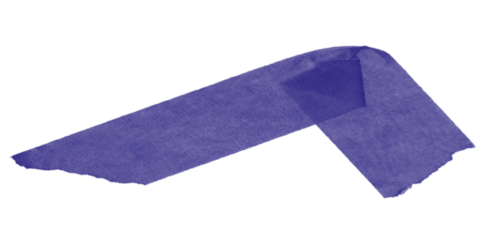 A dark blue angular shape on a black background with jagged edges creating a geometric abstraction